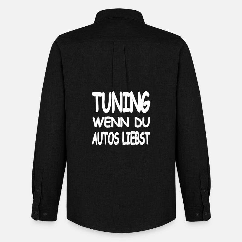 Tuning - Männer Oxford Hemd von Stanley/Stella - Schwarz