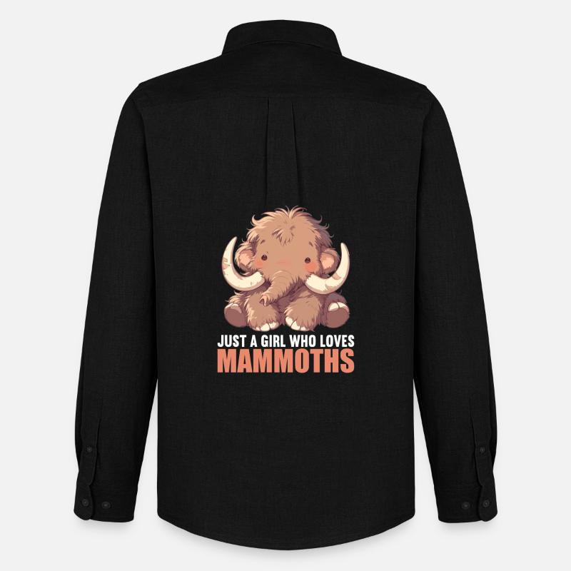 Mammuts Mammut - Männer Oxford Hemd von Stanley/Stella - Schwarz