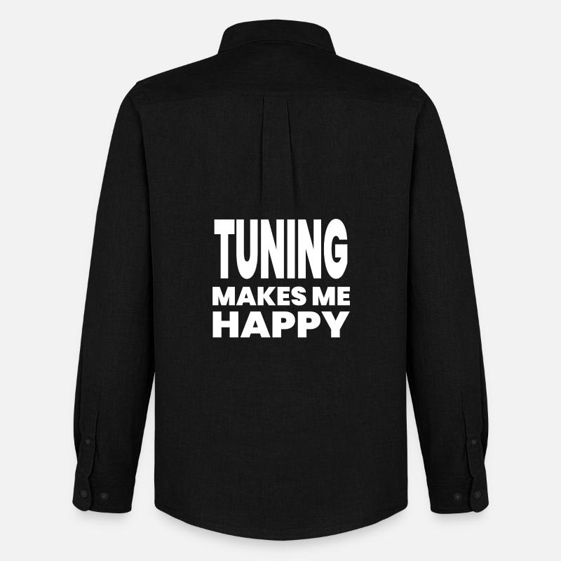 Tuning - Männer Oxford Hemd von Stanley/Stella - Schwarz