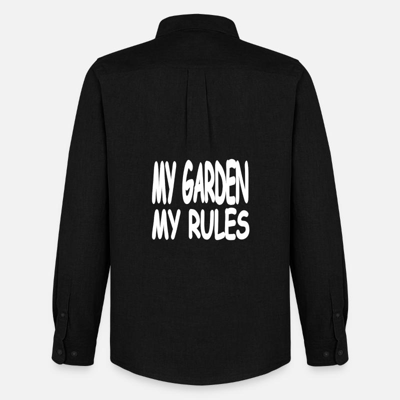 Garten - Männer Oxford Hemd von Stanley/Stella - Schwarz