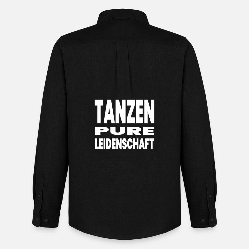 Tanzen - Männer Oxford Hemd von Stanley/Stella - Schwarz