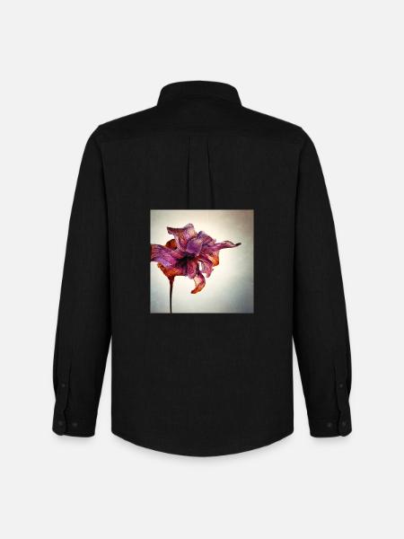 Withered Flower - Men's Oxford Shirt by Stanley/Stella - black