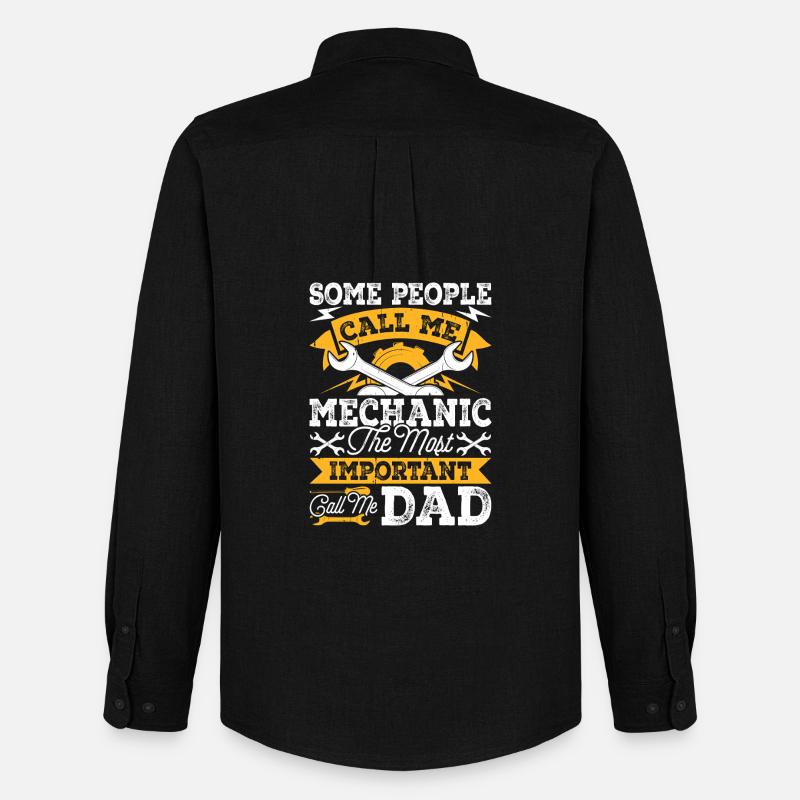 Mechanic Mechatronics Technician Screwdriver Gift - Men's Oxford Shirt by Stanley/Stella - black