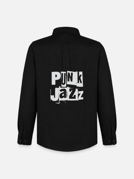 Punk Jazz Fusion - Chemise Oxford homme Stanley/Stella - noir