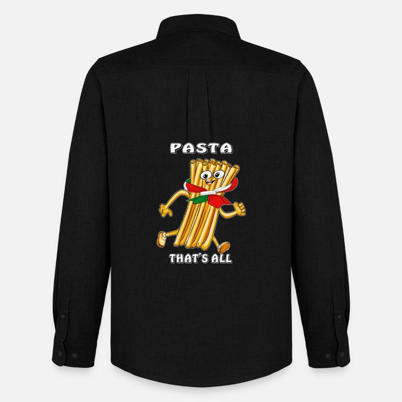 PASTA THAT'S ALL - Männer Oxford Hemd von Stanley/Stella - Schwarz