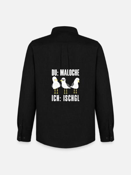 Ischgl Skiing Snowboarding Fun après ski - Men's Oxford Shirt by Stanley/Stella - black