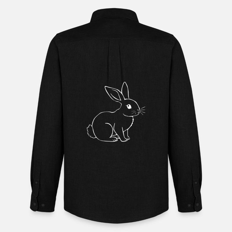 Rabbit Bunny Bunny Dwarf Rabbit Gift - Men's Oxford Shirt by Stanley/Stella - black