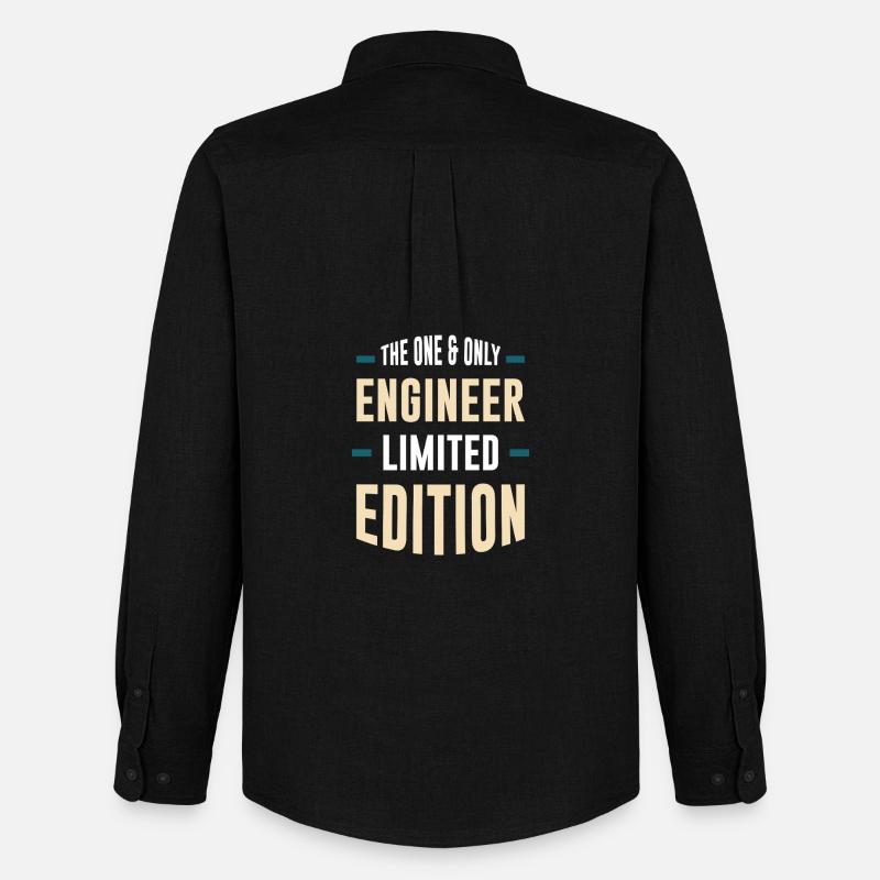 One & Only Engineer Limited Edition - Männer Oxford Hemd von Stanley/Stella - Schwarz