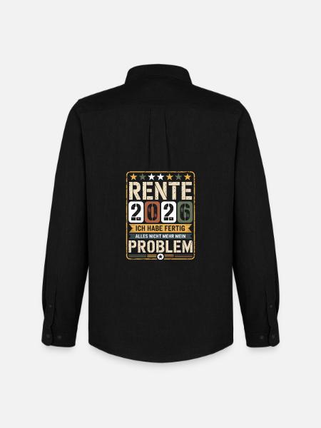 Pension 2026 – I'm done - Men's Oxford Shirt by Stanley/Stella - black