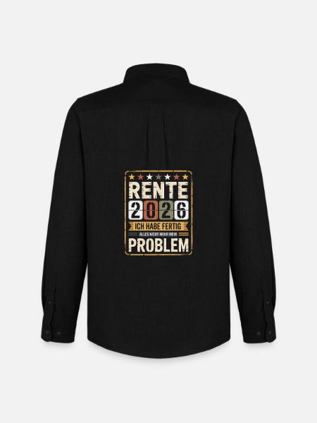 Pension 2026 I'm done - Men's Oxford Shirt by Stanley/Stella - black