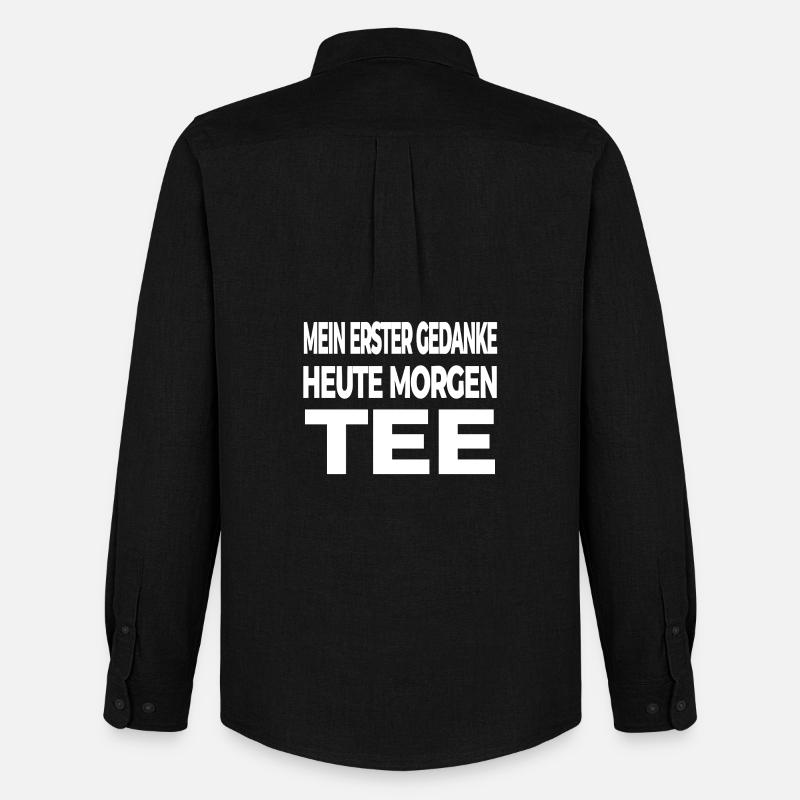 Tee - Männer Oxford Hemd von Stanley/Stella - Schwarz