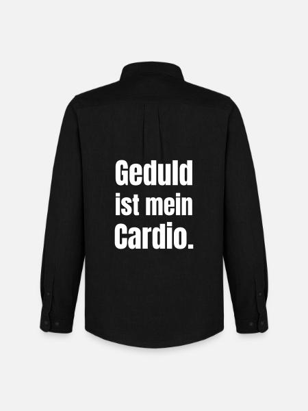 Patience is my cardio motive - Men's Oxford Shirt by Stanley/Stella - black