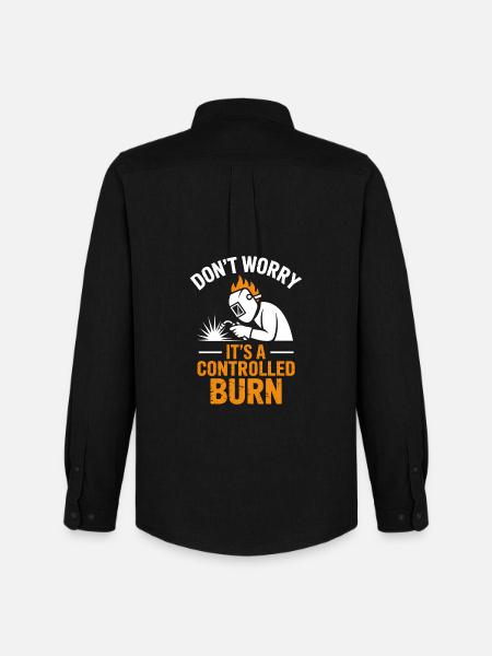 Welder Saying Profession Funny Welder Gift - Men's Oxford Shirt by Stanley/Stella - black