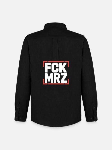 FCK MAR - Anti CDU/CSU Logo - Men's Oxford Shirt by Stanley/Stella - black