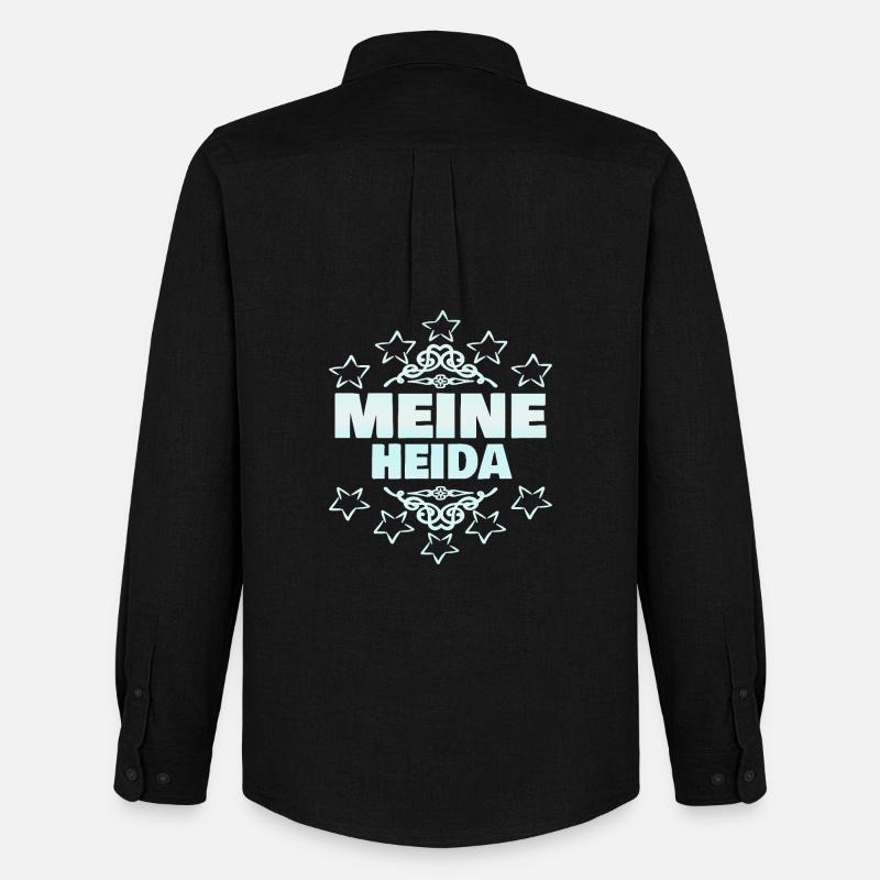 Heida - Männer Oxford Hemd von Stanley/Stella - Schwarz