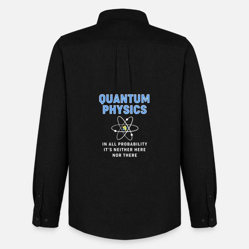 Quantensprung Quanten Physik Quantenphysik - Männer Oxford Hemd von Stanley/Stella - Schwarz