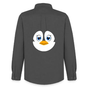 Dabbing: Einhornjäger, Tarnung, Bogenschütze, Bogenjäger, Bogenjäger, - Männer Oxford Hemd von Stanley/Stella - Anthrazit - Hinten - AI Model Male 185 dark (185cm)