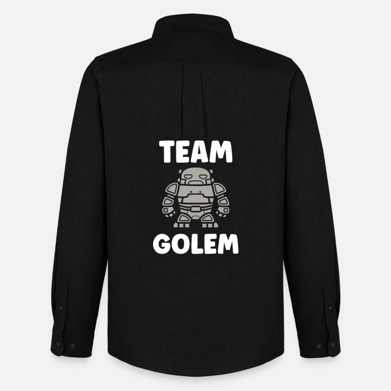 Team Golem - Männer Oxford Hemd von Stanley/Stella - Schwarz