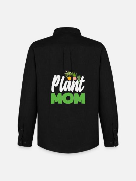 Plant lover mom - Men's Oxford Shirt by Stanley/Stella - black