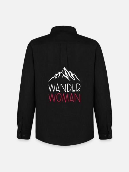 Wander Woman - Men's Oxford Shirt by Stanley/Stella - black