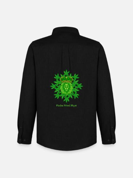 Pisdez Weed Blyat - Men's Oxford Shirt by Stanley/Stella - black