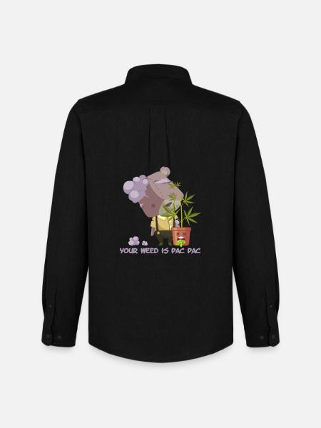 Your weed is pac pac - Men's Oxford Shirt by Stanley/Stella - black