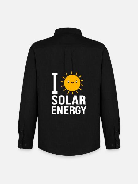Solar Sustainability Renewable energies - Men's Oxford Shirt by Stanley/Stella - black