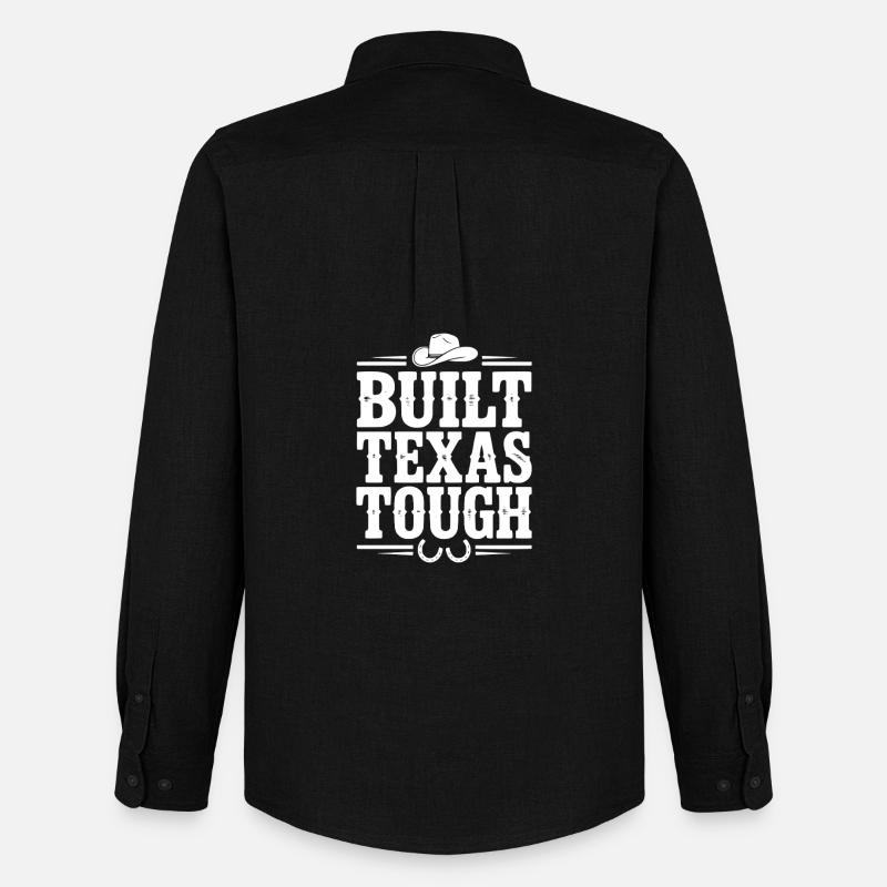 Texas Tough gebaut - Männer Oxford Hemd von Stanley/Stella - Schwarz