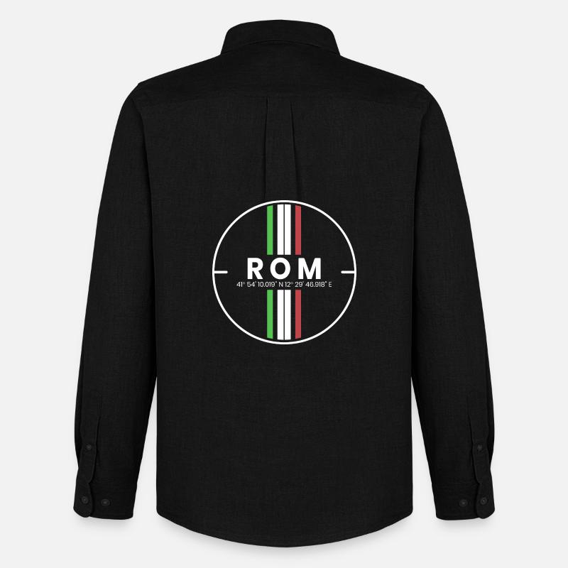 Rome Coordinates - Men's Oxford Shirt by Stanley/Stella - black