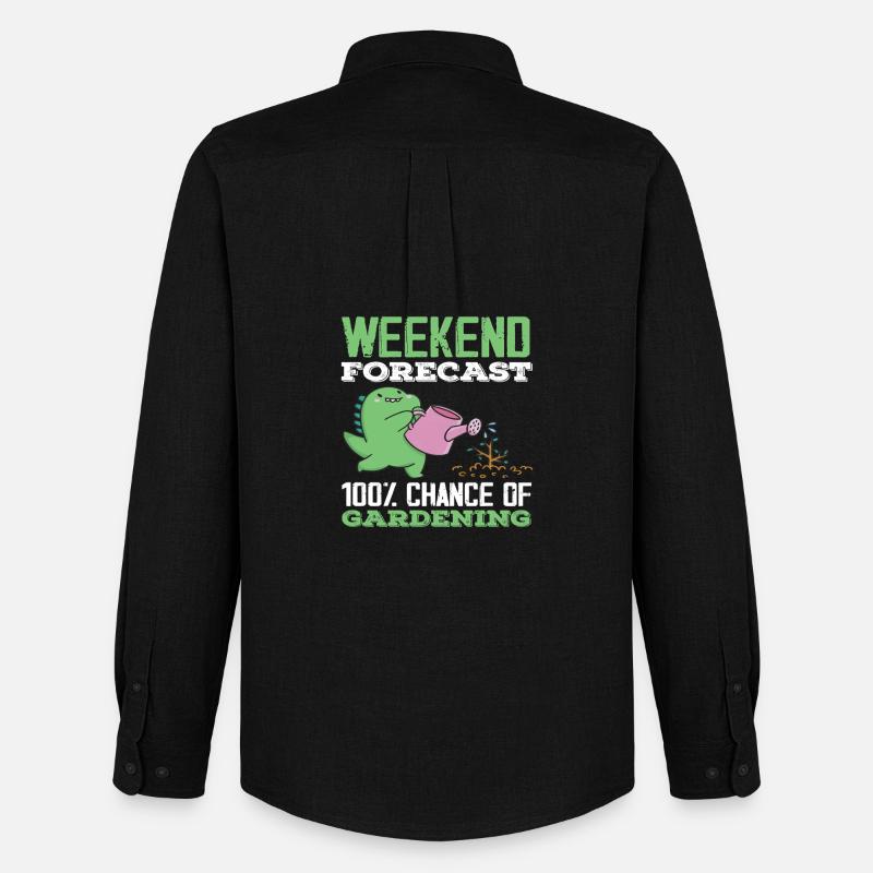 Weekendprognose havegartnere - Oxfordskjorte herre Stanley/Stella - sort