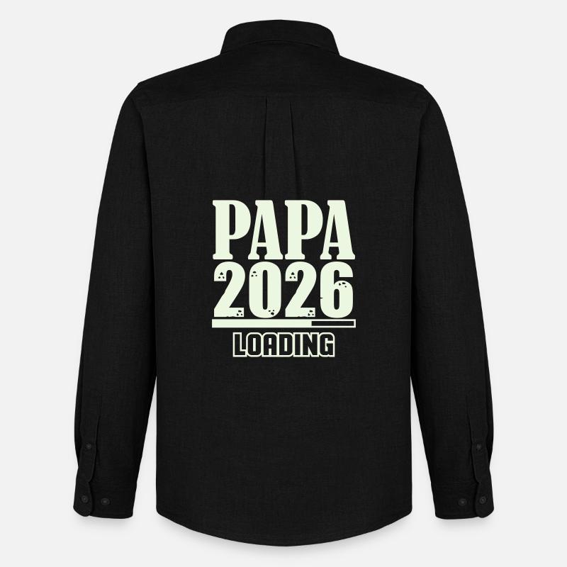 Papa 2026 Loading - Men's Oxford Shirt by Stanley/Stella - black