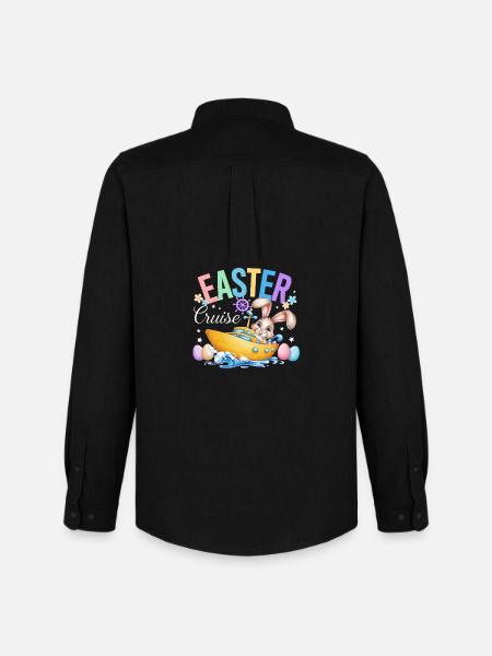 Easter Cruise Holiday Quote - Men's Oxford Shirt by Stanley/Stella - black