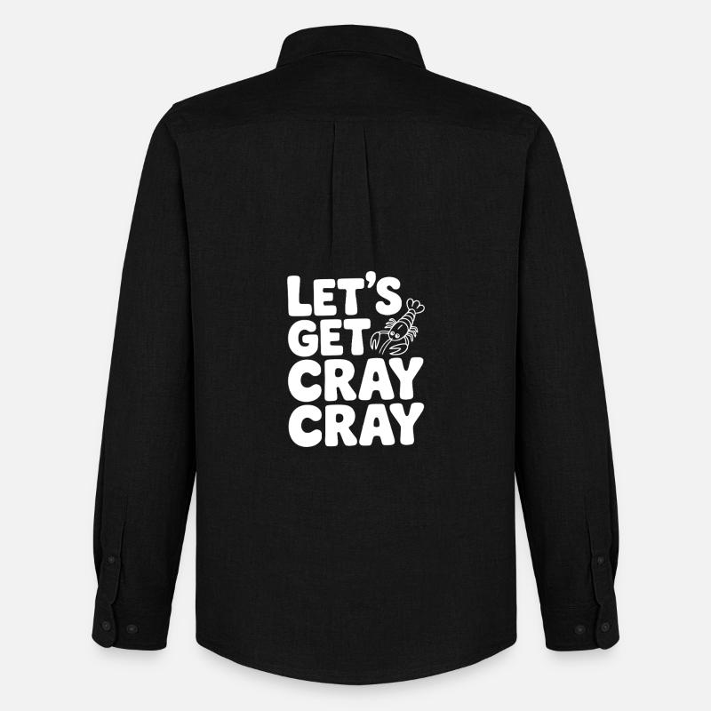 Let's Get Cray Crayte - Men's Oxford Shirt by Stanley/Stella - black