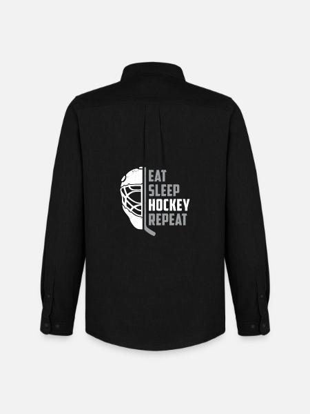 Hockey - Chemise Oxford homme Stanley/Stella - noir