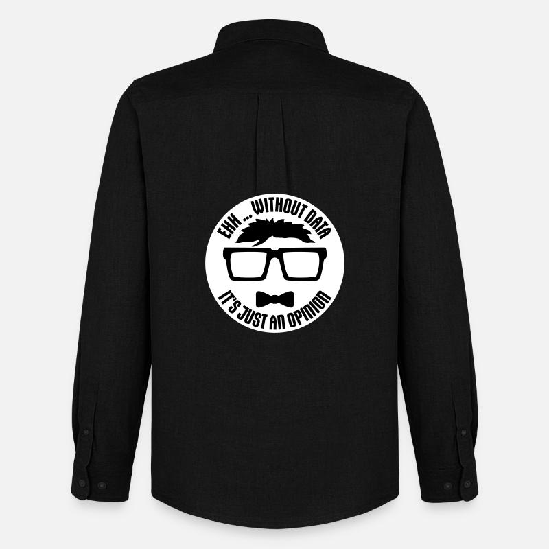 Senza dati è solo un nerd di opinioni e statistiche - Stanley/Stella Camicia Oxford uomo - nero