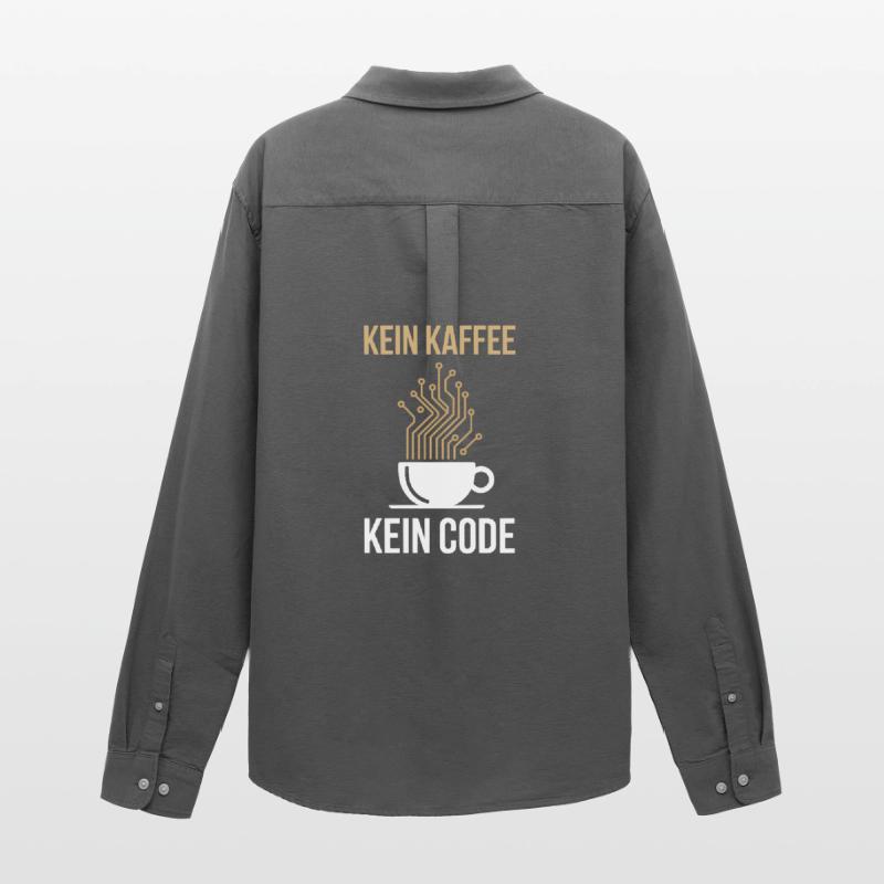 Kein Kaffee Kein Code Programmierer Informatiker Männer Oxford Hemd von Stanley/Stella