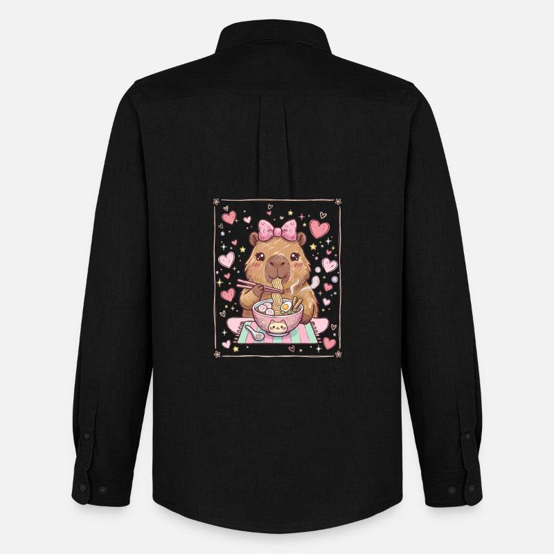 Zuppa di Noodles d'Orso Amore Luce - Stanley/Stella Camicia Oxford uomo - nero
