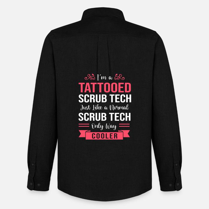 Chirurgie Chirurg CTA - Männer Oxford Hemd von Stanley/Stella - Schwarz
