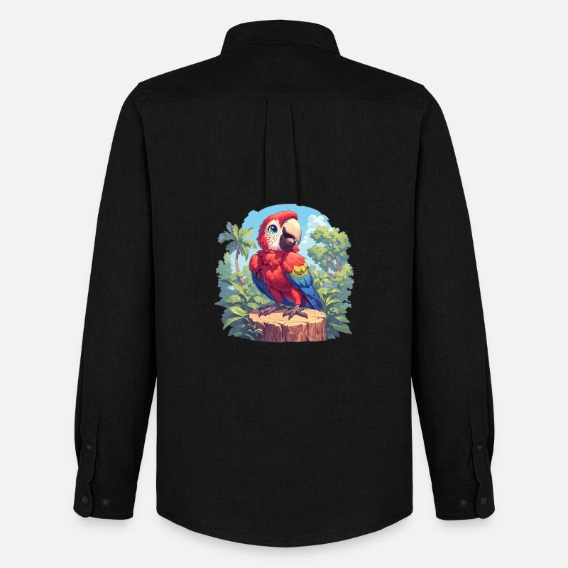 Aras Ara - Männer Oxford Hemd von Stanley/Stella - Schwarz