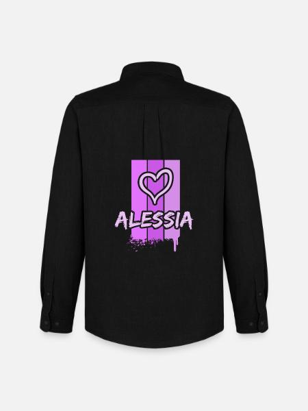 Geschenkidee Alessia - Männer Oxford Hemd von Stanley/Stella - Schwarz