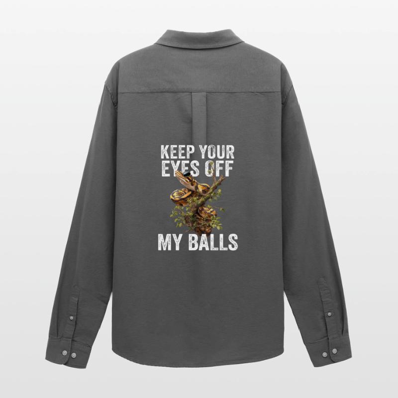 King Python Snakes Lover Terrarium Python Men's Oxford Shirt by Stanley/Stella