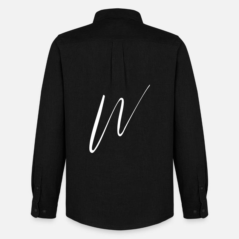 W - Männer Oxford Hemd von Stanley/Stella - Schwarz