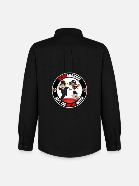 The Antifa Witch - Rich - Men's Oxford Shirt by Stanley/Stella - black