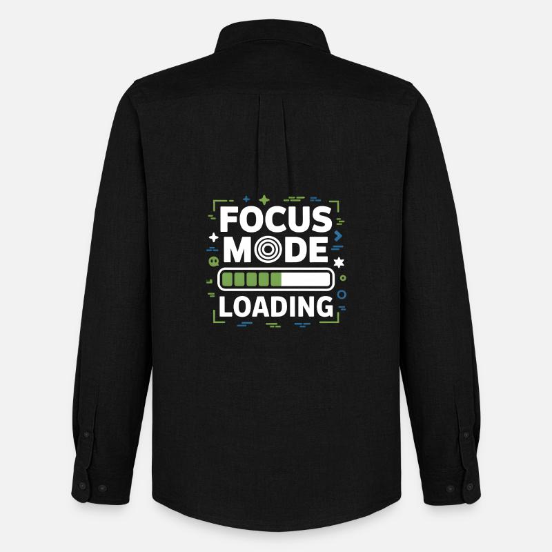 Focus Mode Loading ADHD Chaos - Men's Oxford Shirt by Stanley/Stella - black