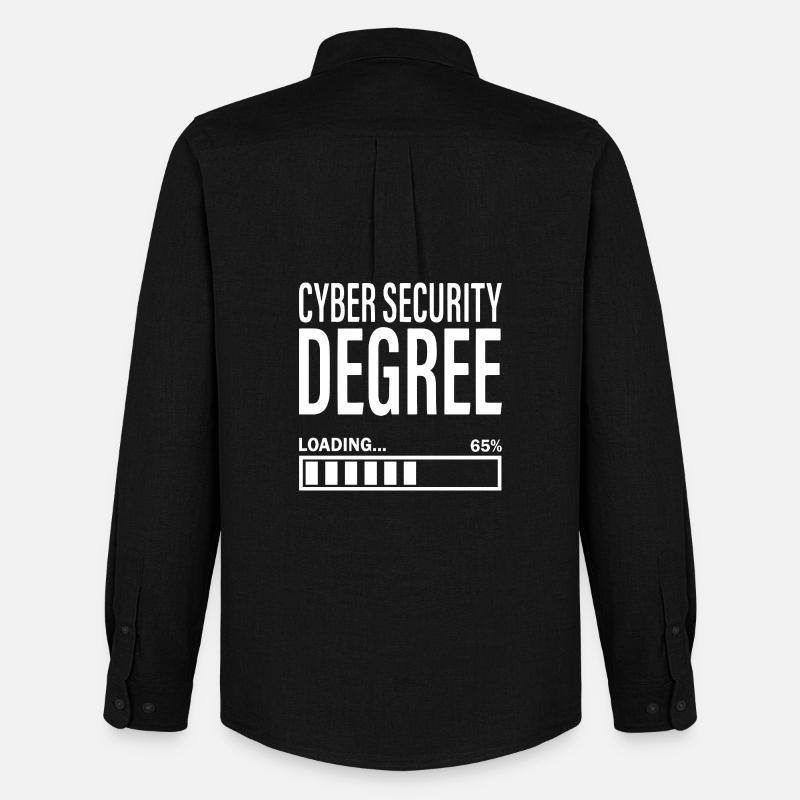 Cybersecurity Student Engineer Cyber Security - Men's Oxford Shirt by Stanley/Stella - black