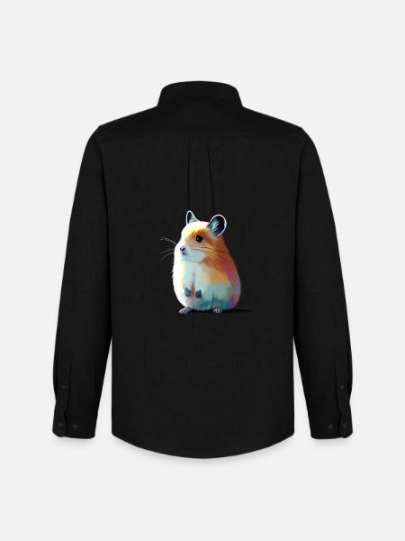 Whistling Hare - Men's Oxford Shirt by Stanley/Stella - black