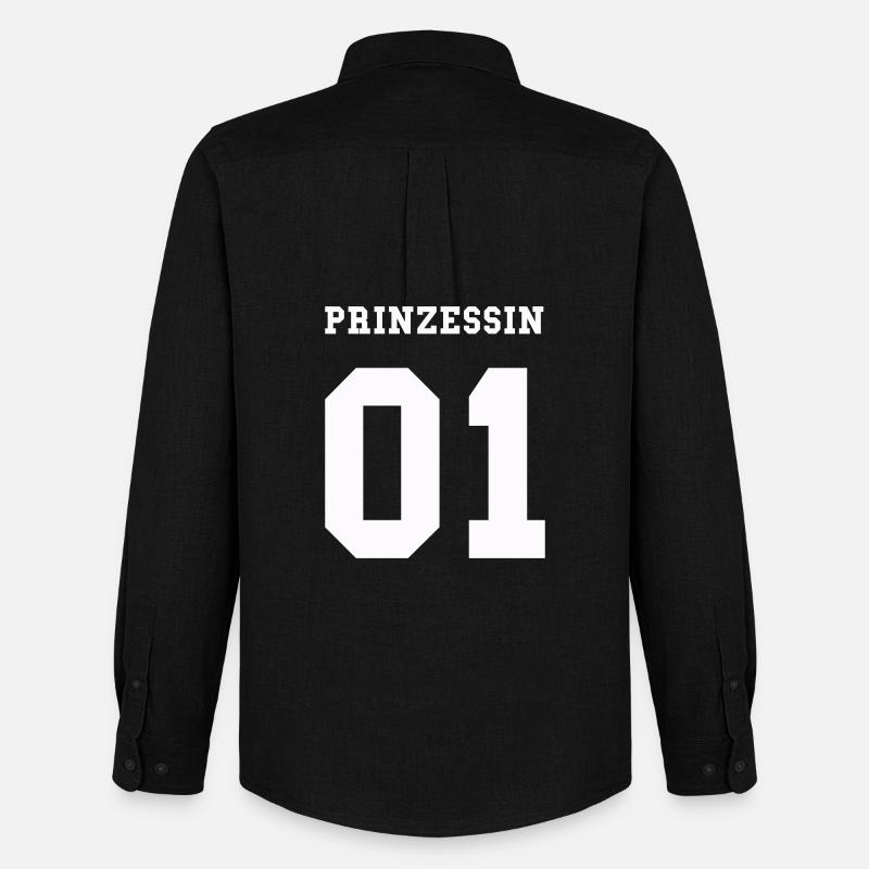 prinzessin_01- - Männer Oxford Hemd von Stanley/Stella - Schwarz