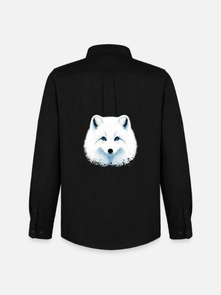 Arctic fox - Men's Oxford Shirt by Stanley/Stella - black