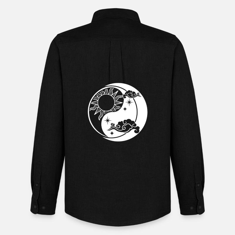 Yin Yang - Stanley/Stella Camicia Oxford uomo - nero