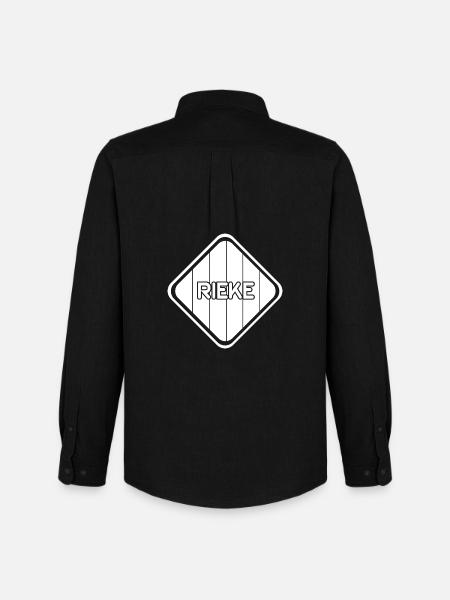 Vor als Geschenk - Männer Oxford Hemd von Stanley/Stella - Schwarz